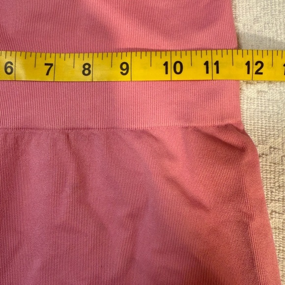 JoyLab Pink Ribbed Shorts - Picture 3 of 3